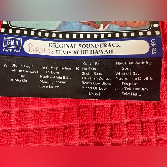 Elvis Presley "Blue Hawaii"Original Soundtrack Cassette - GMR 844 Japan Pressing - Picture 3 of 9